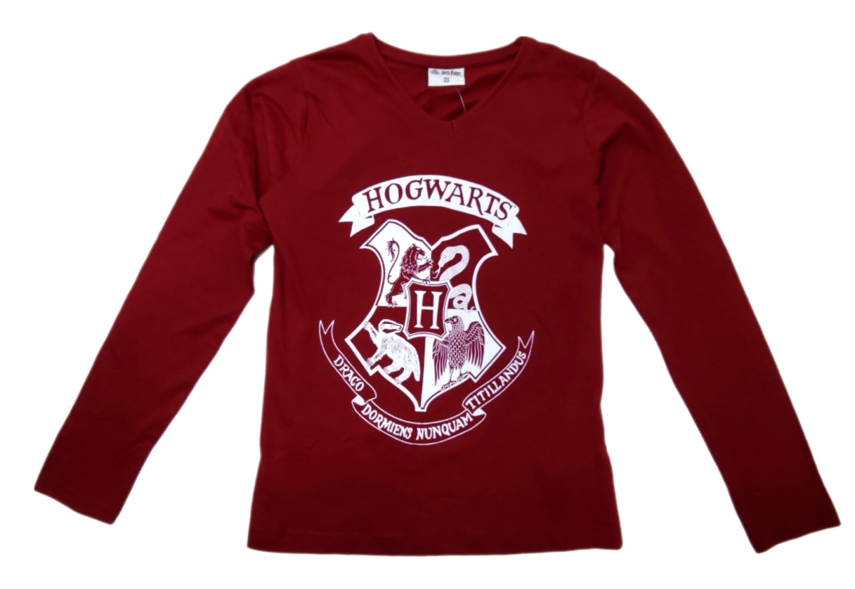 Harry Potter Langarmshirt in dunkelrot